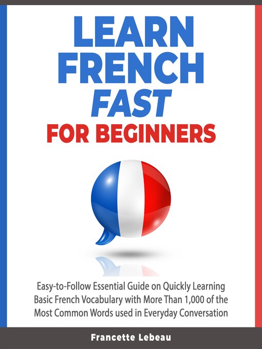 Cover image for Learn French Fast for Beginners
